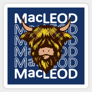 Clan MacLeod - Hairy Coo Sticker